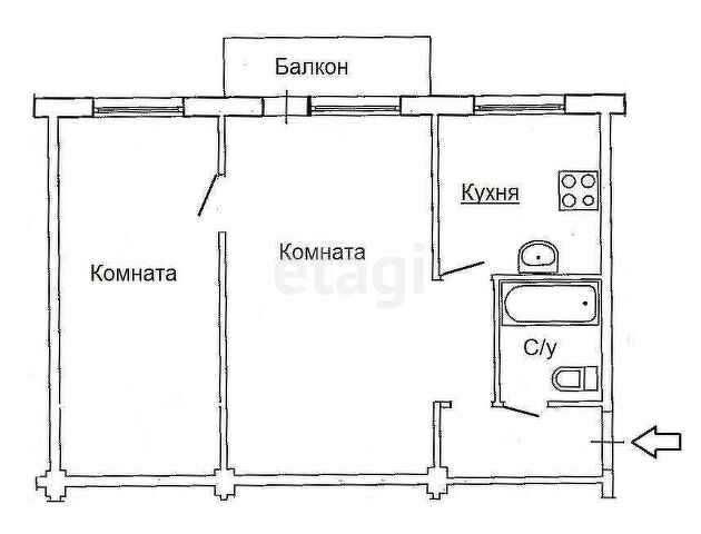 Продажа 2-комнатной квартиры, Саратов, Саратовская область,  Саратов