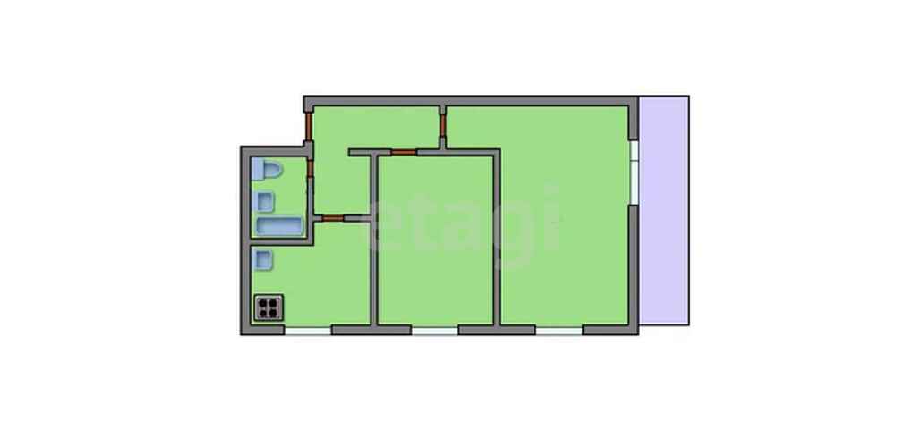 Продажа 2-комнатной квартиры, Саратов, Саратовская область,  Саратов