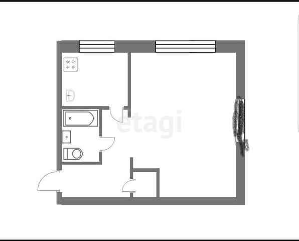 Продажа 1-комнатной квартиры, Саратов, Саратовская область,  Энгельс