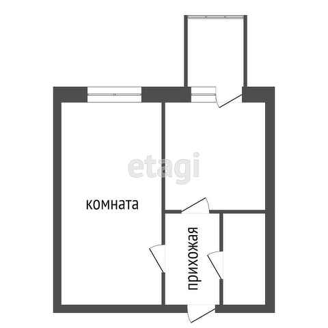 Продажа 1-комнатной квартиры, Солонцы, Кедровая,  1