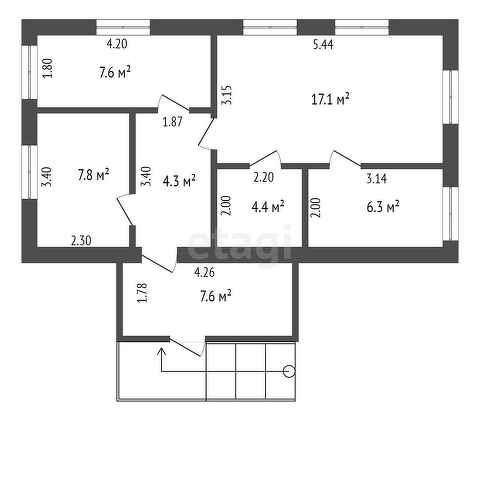 Продажа дома, 55м <sup>2</sup>, 13 сот., Саратов, Саратовская область,  
