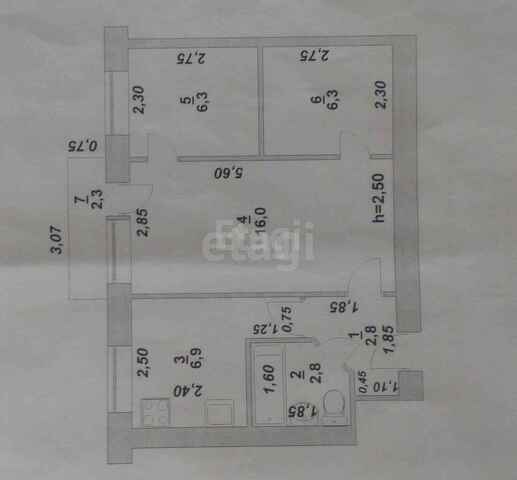 Продажа 2-комнатной квартиры, Саратов, Саратовская область,  Энгельс