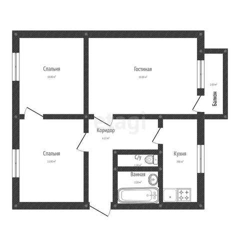 Продажа 3-комнатной квартиры, Саратов, Саратовская область,  Энгельс