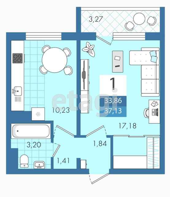 Продажа 1-комнатной квартиры, Саратов, Саратовская область,  Саратов