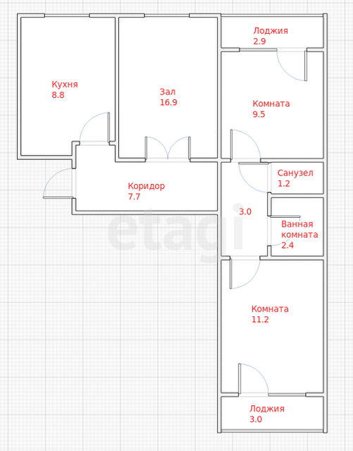 Продажа 3-комнатной квартиры, Саратов, Саратовская область,  Саратов