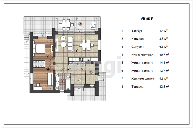 Продажа дома, 89м <sup>2</sup>, 6 сот., Саратов, Саратовская область,  