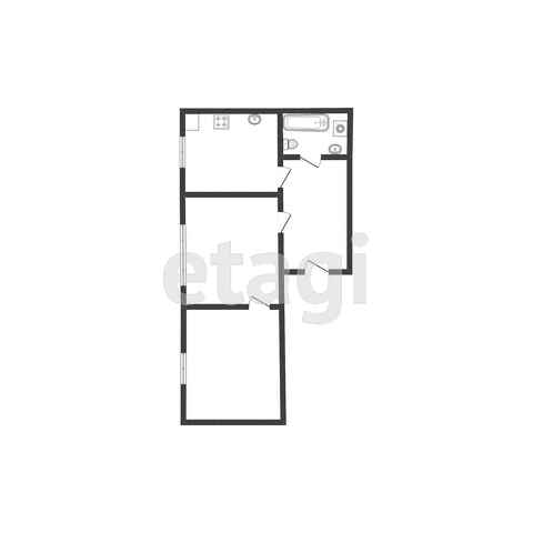 Продажа 2-комнатной квартиры, Саратов, Саратовская область,  посёлок Придорожный