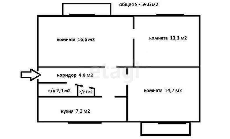 Продажа 3-комнатной квартиры, Саратов, Саратовская область,  Энгельс