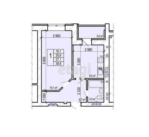 Продажа 1-комнатной квартиры, Саратов, Саратовская область,  Энгельс