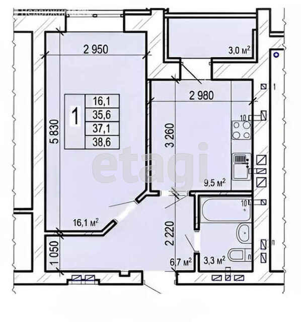 Продажа 1-комнатной квартиры, Саратов, Саратовская область,  Энгельс