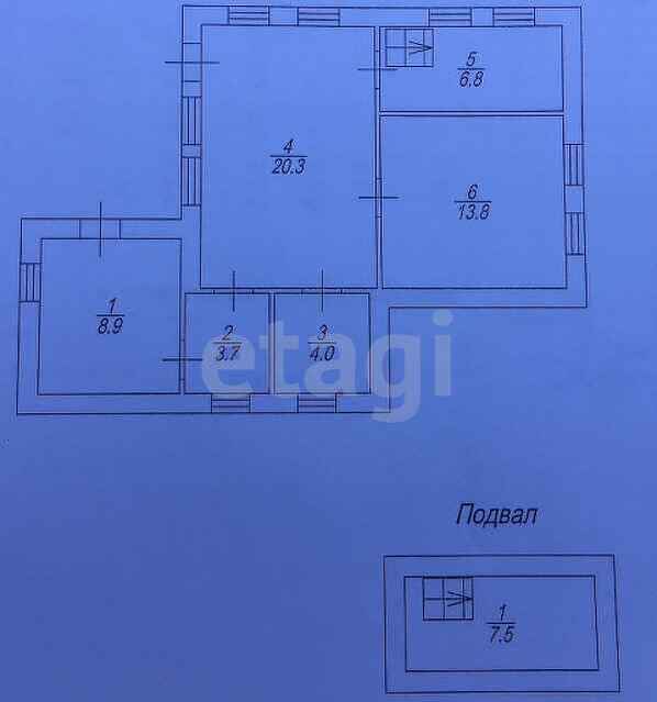 Продажа дома, 65м <sup>2</sup>, 6 сот., Саратов, Саратовская область,  Кировский