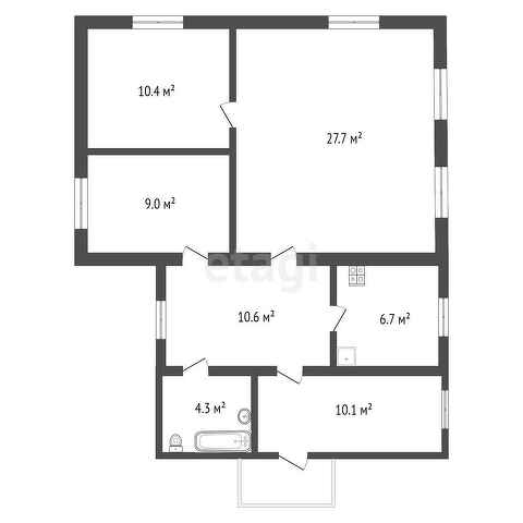 Продажа дома, 78м <sup>2</sup>, 20 сот., Саратов, Саратовская область,  Татищевский