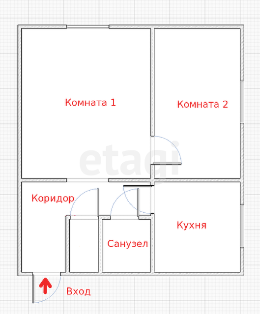 Продажа 2-комнатной квартиры, Саратов, Саратовская область,  Вольск