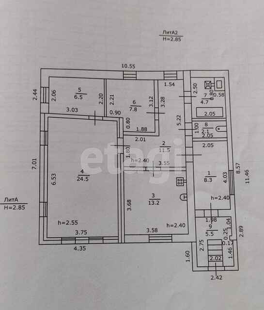 Продажа дома, 78м <sup>2</sup>, 3 сот., Саратов, Саратовская область,  Кировский