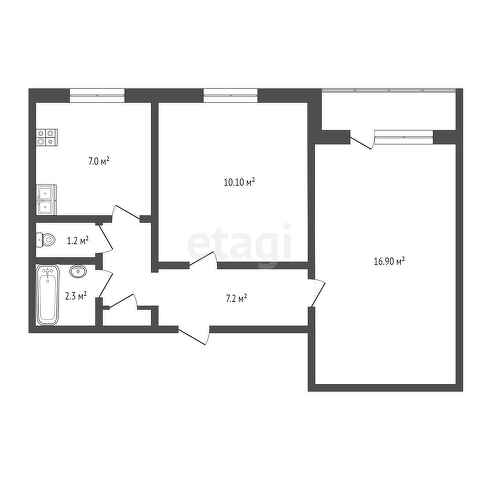 Продажа 2-комнатной квартиры, Саратов, Саратовская область,  Саратов