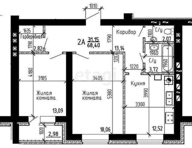 Луначарского 34 тверь карта