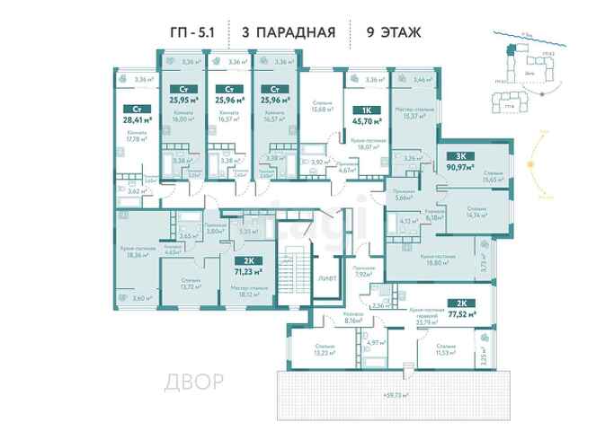  ЖК Акватория, ГП-5.1 (3 очередь) -