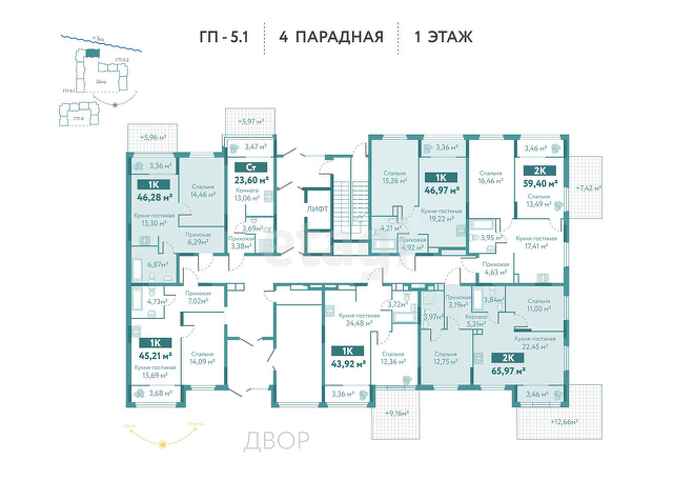  ЖК Акватория, ГП-5.1 (3 очередь) -