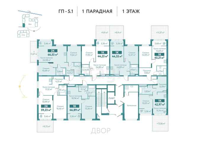  ЖК Акватория, ГП-5.1 (3 очередь) -