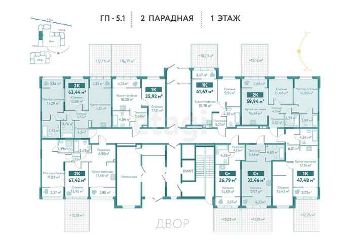 ЖК Акватория, ГП-5.1 (3 очередь) -