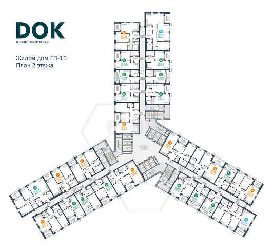  ГП-1.3, ЖК DOK (ДОК), ул Краснооктябрьская, д. 12 -