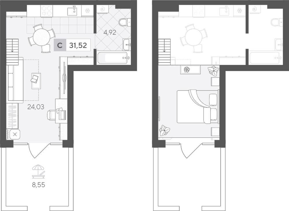 Скандиа. Квартал у Леса