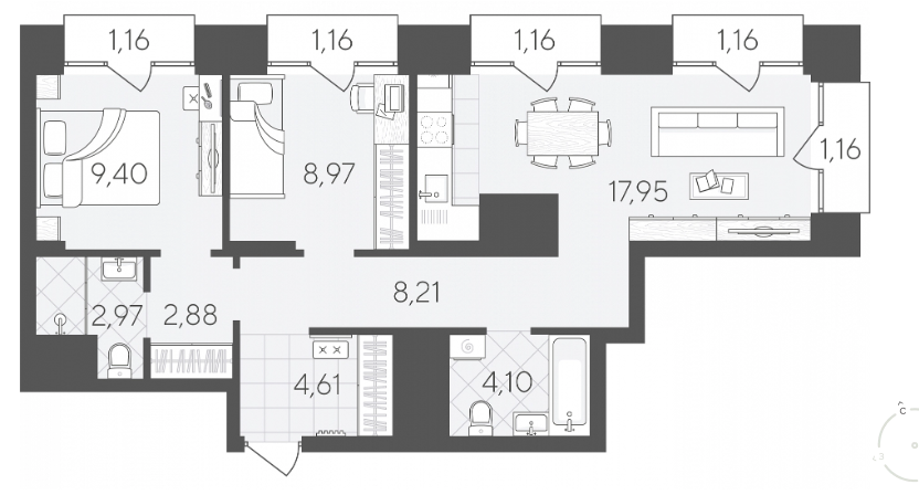 Скандиа. Дом на берегу Туры