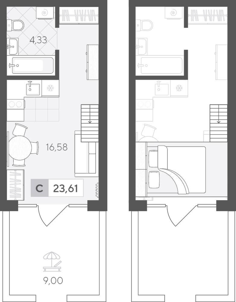 Скандиа. Квартал у Леса