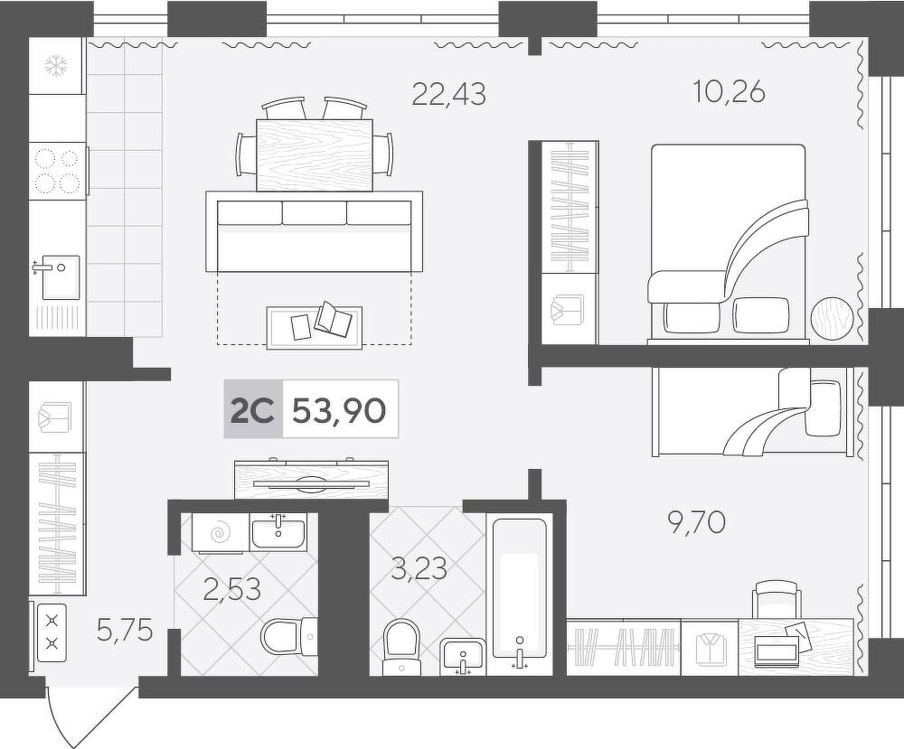 Скандиа. Квартал у Леса
