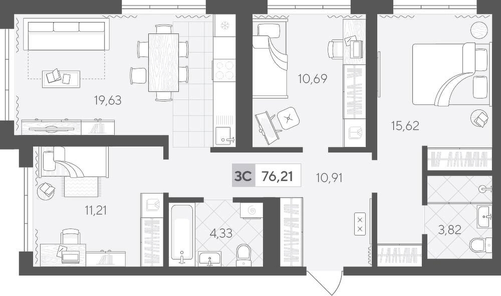 Скандиа. Квартал у Леса