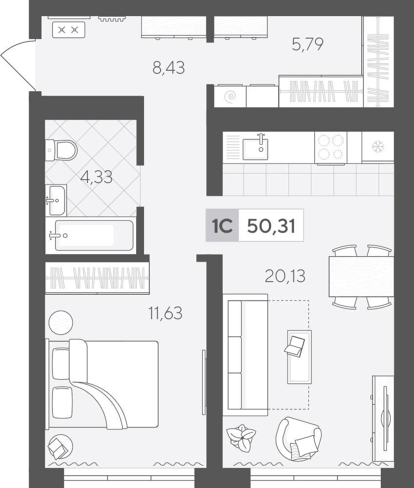 Скандиа. Квартал у Леса