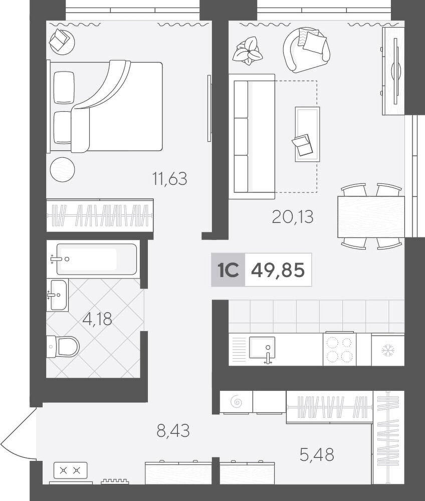 Скандиа. Квартал у Леса