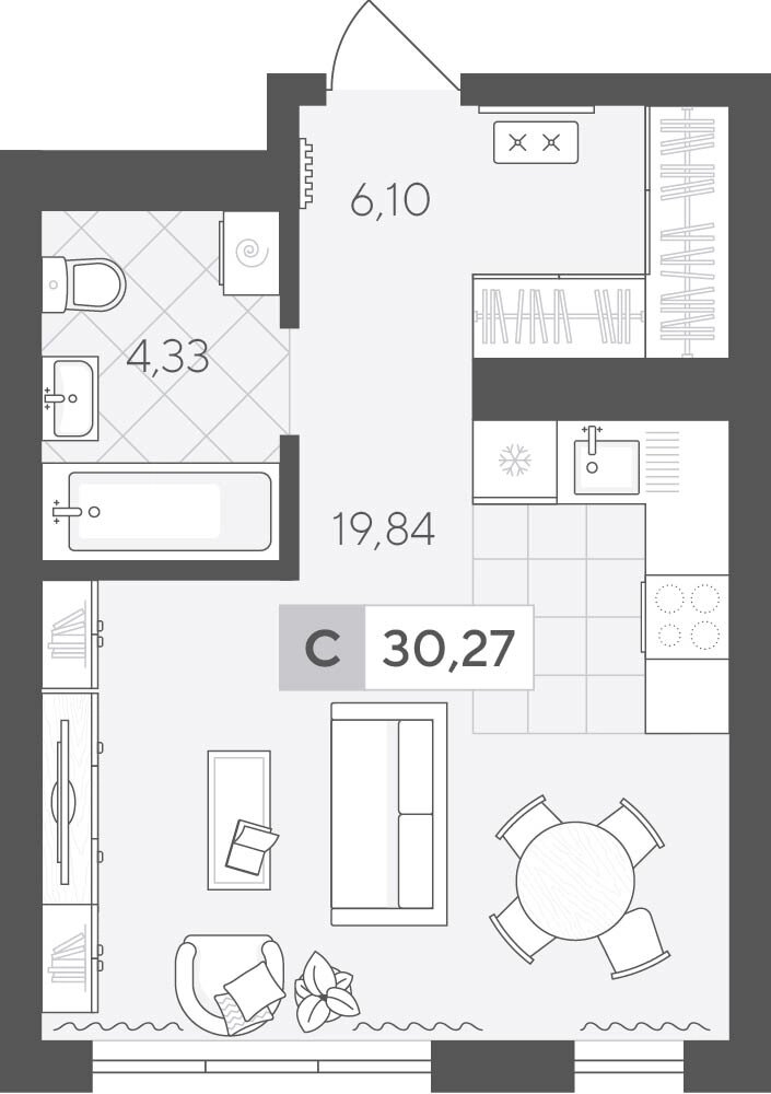 Скандиа. Квартал у Леса