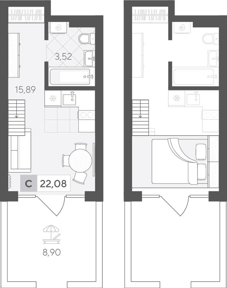 Скандиа. Квартал у Леса