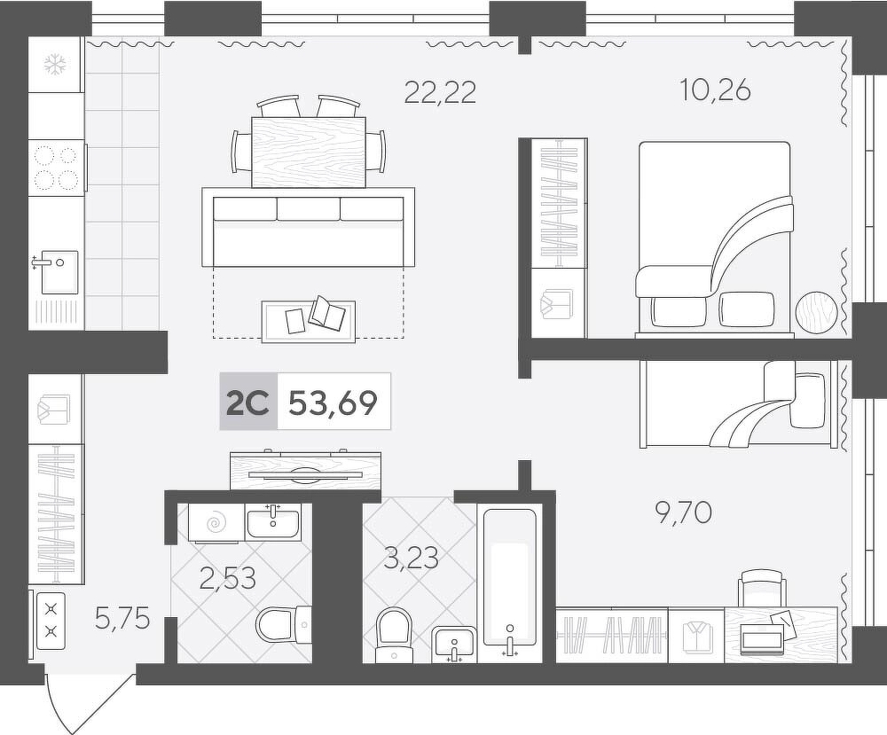 Скандиа. Квартал у Леса