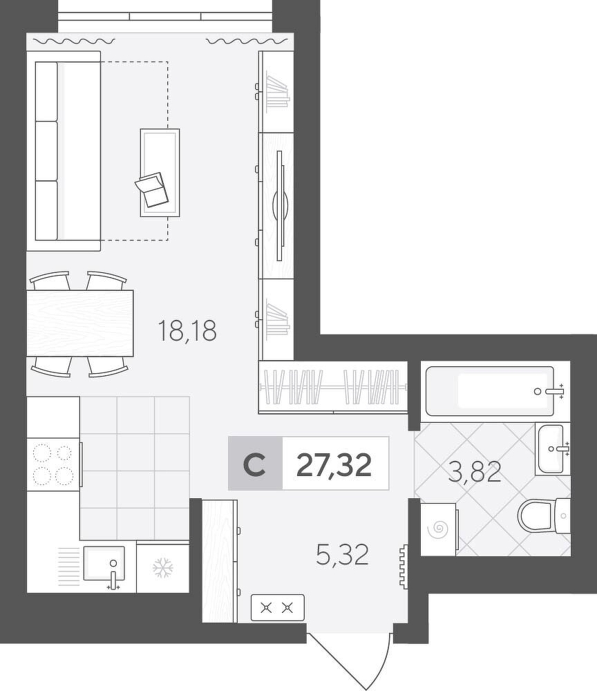 Скандиа. Квартал у Леса