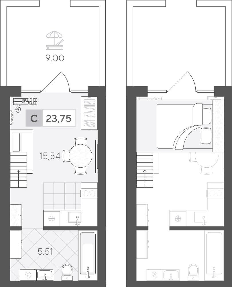 Скандиа. Квартал у Леса