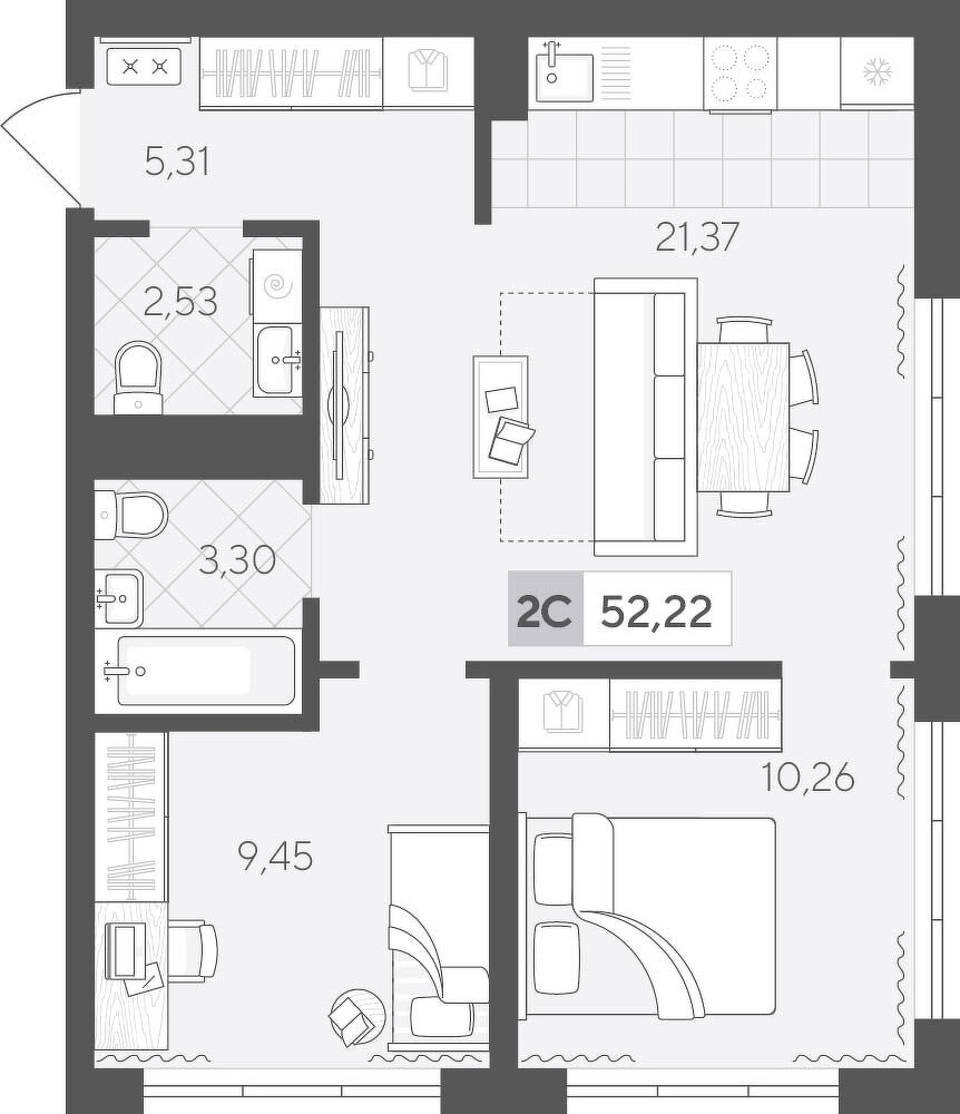 Скандиа. Квартал у Леса