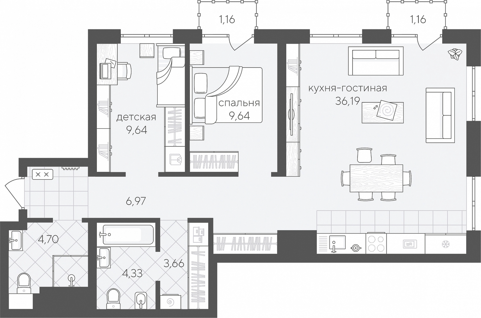 Скандиа. Квартал в Комарово Парк