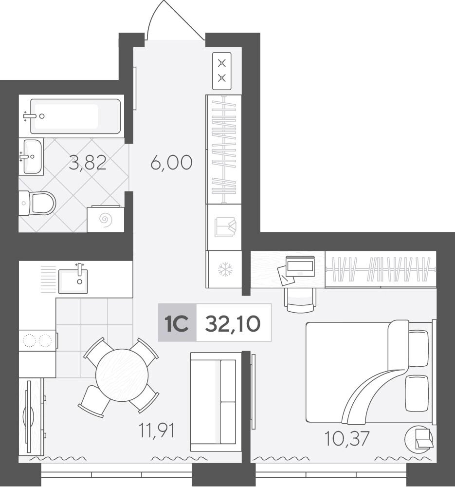 Скандиа. Квартал у Леса