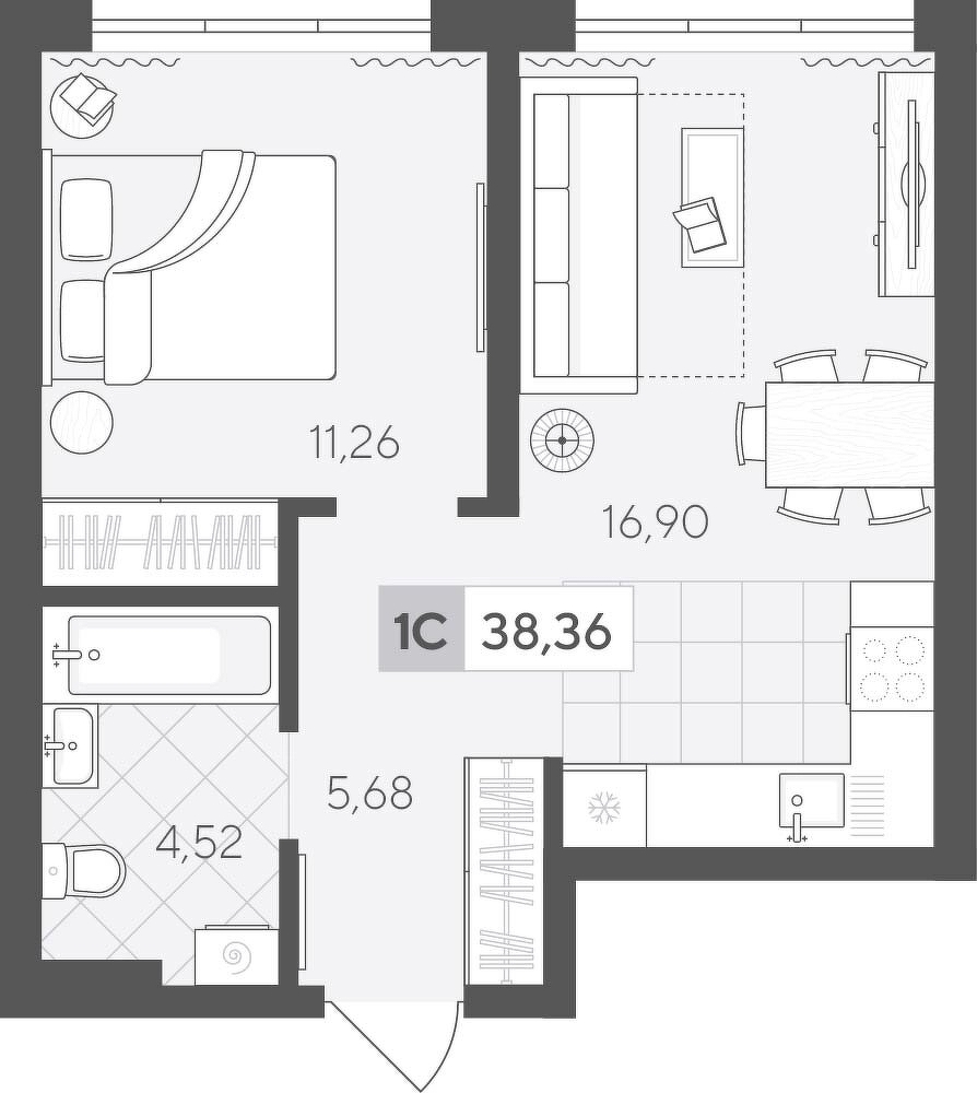 Скандиа. Квартал у Леса