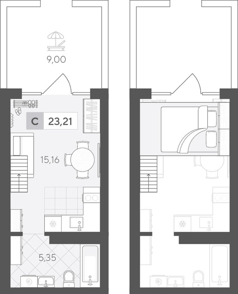 Скандиа. Квартал у Леса