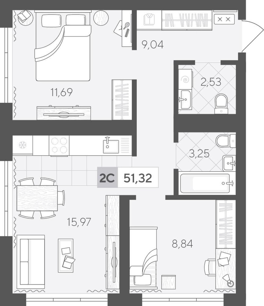 Скандиа. Квартал у Леса