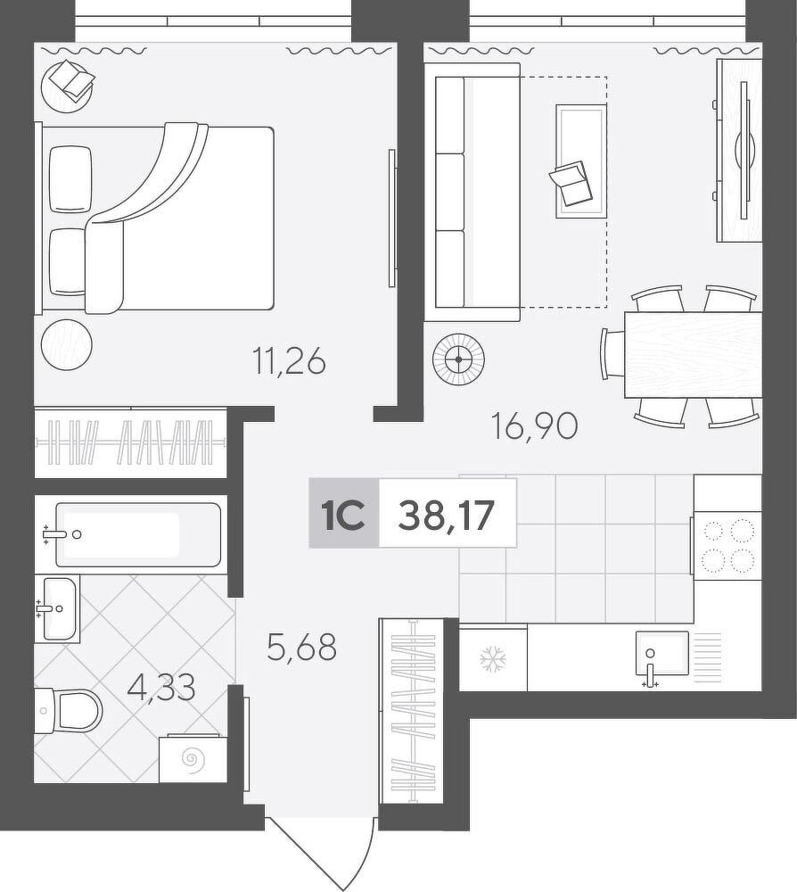 Скандиа. Квартал у Леса