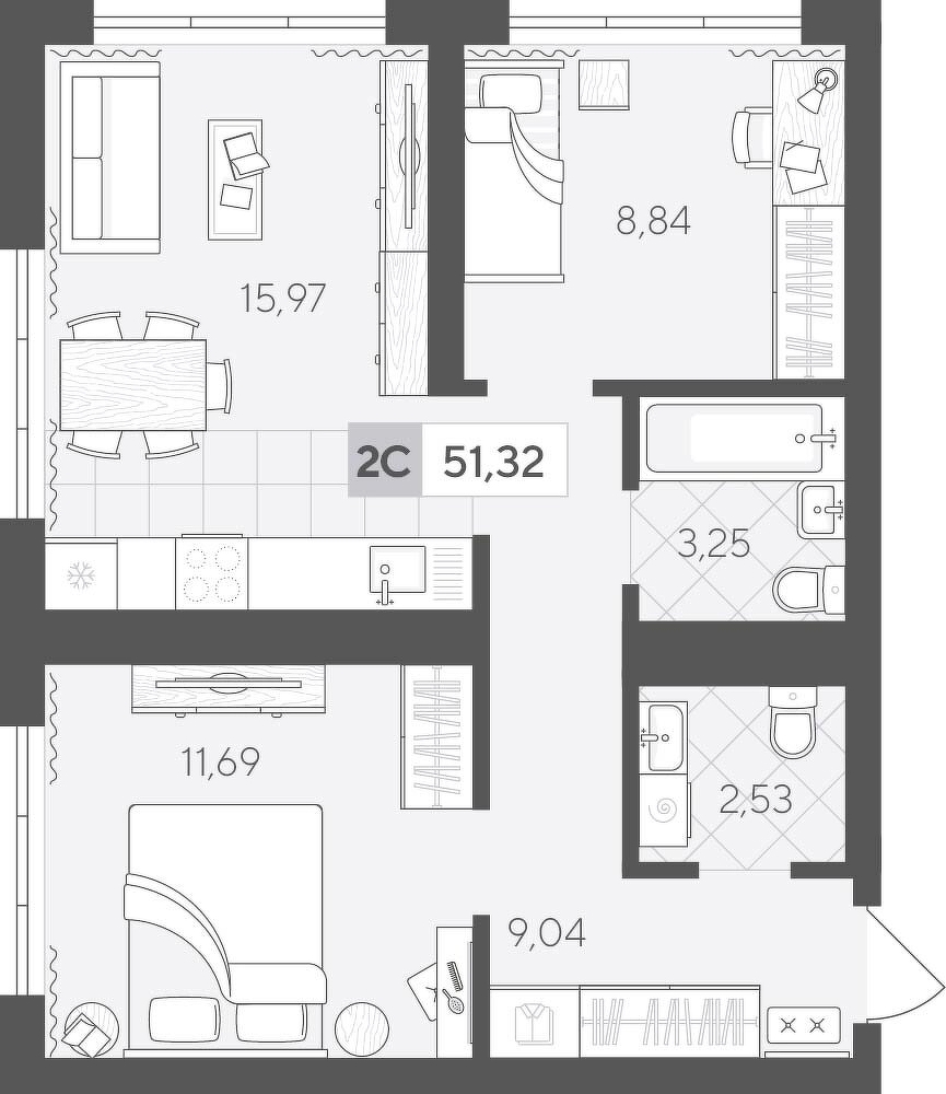 Скандиа. Квартал у Леса