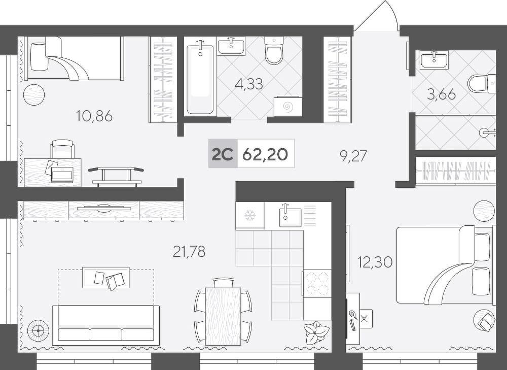 Скандиа. Квартал у Леса