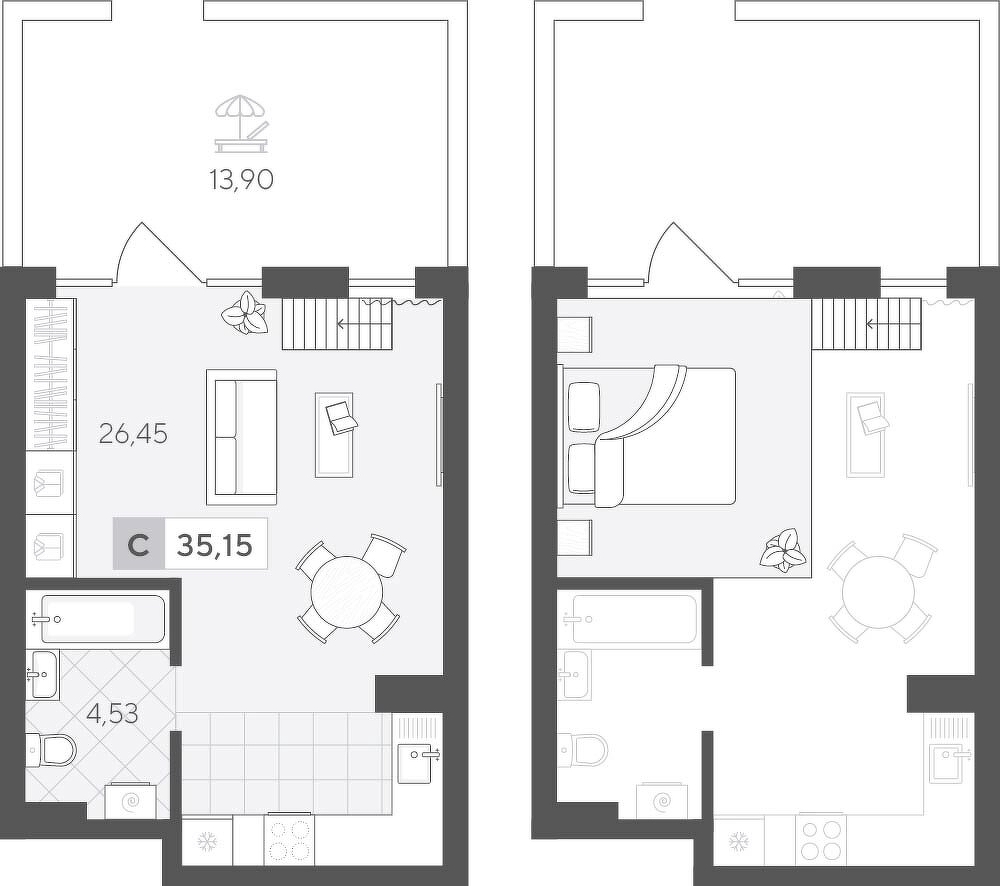 Скандиа. Квартал у Леса