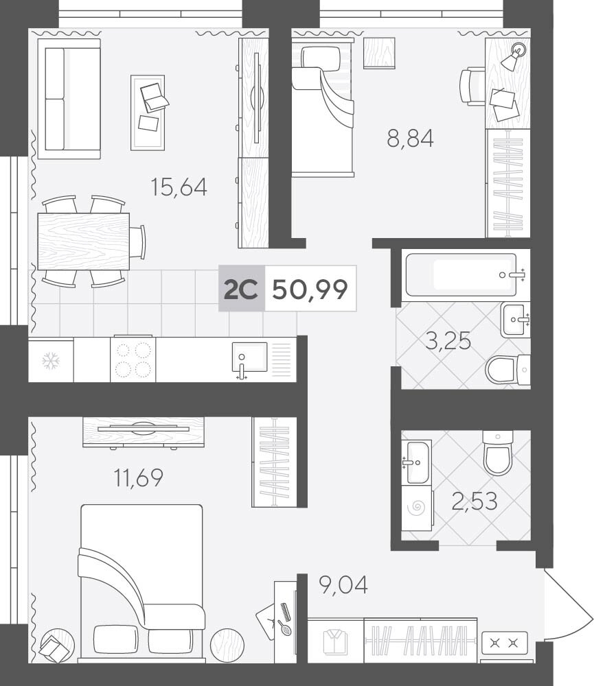 Скандиа. Квартал у Леса