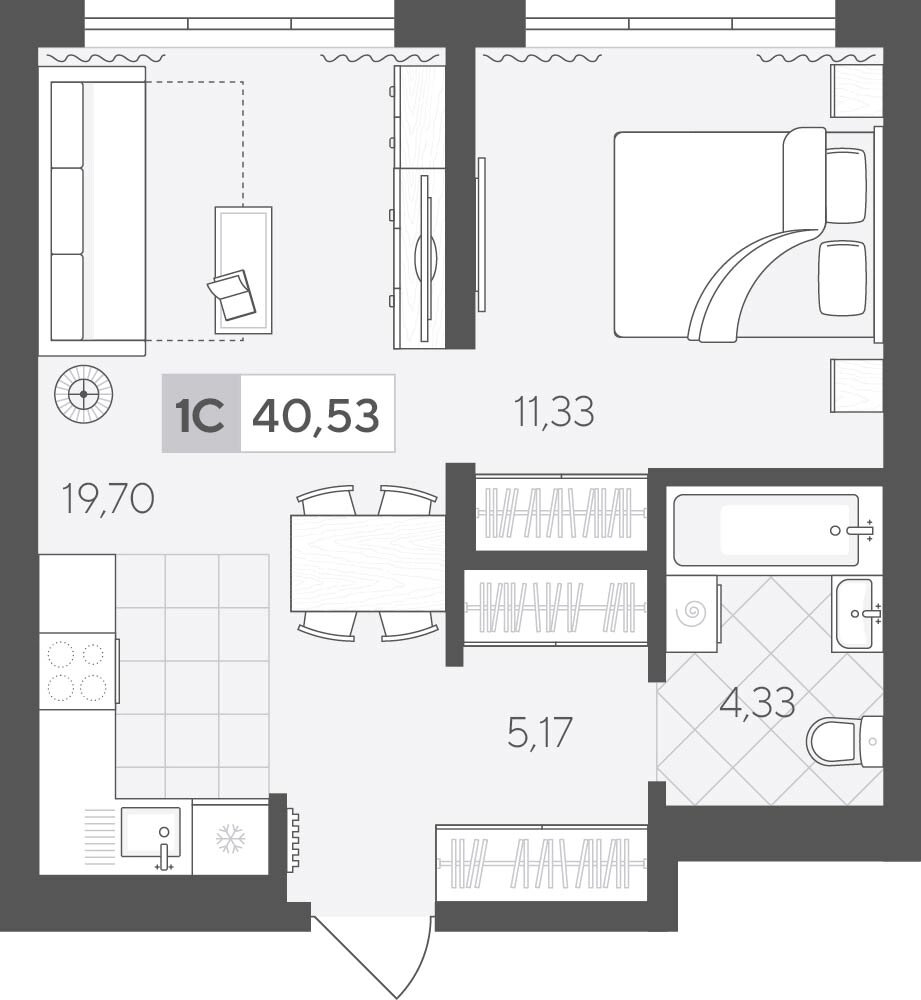 Скандиа. Квартал у Леса