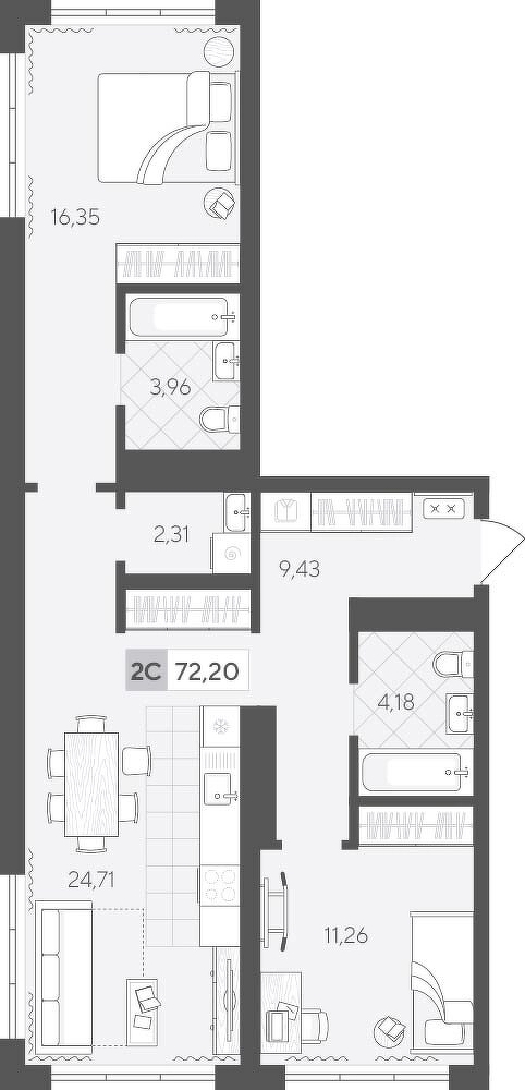 Скандиа. Квартал у Леса